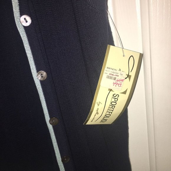 Sportfolio by Marcia Sweater Vest Womens Medium - Picture 4 of 5